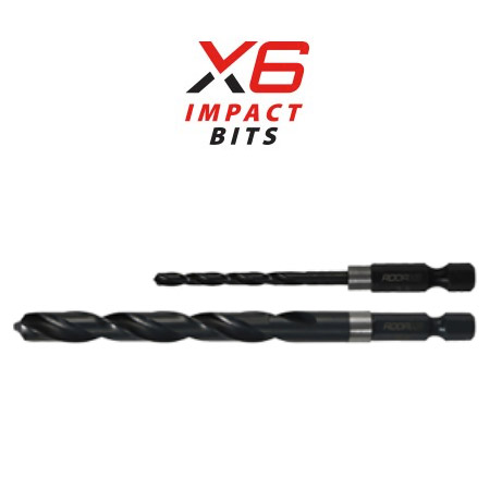 Addax X6 HSS Impact Drill Bits
