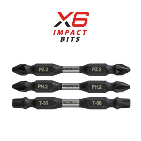 Addax X6 Double Ended Impact Bits