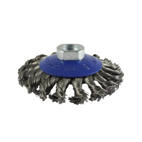 Twisted Knot Stainless Steel Wire Bevel Brush
